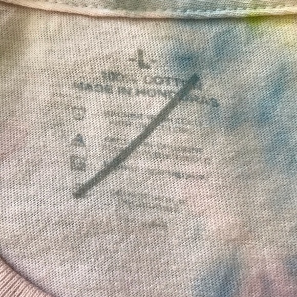 Unisex tie dye bullseye design NWOT Sz L - Picture 5 of 5